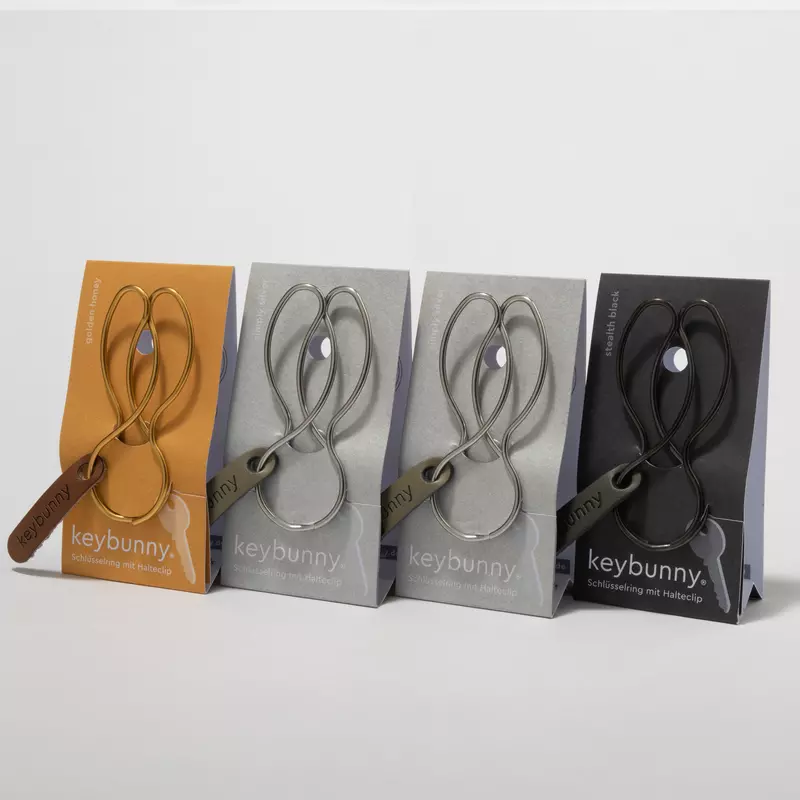 golden honey, 2x simply silver, stealth black